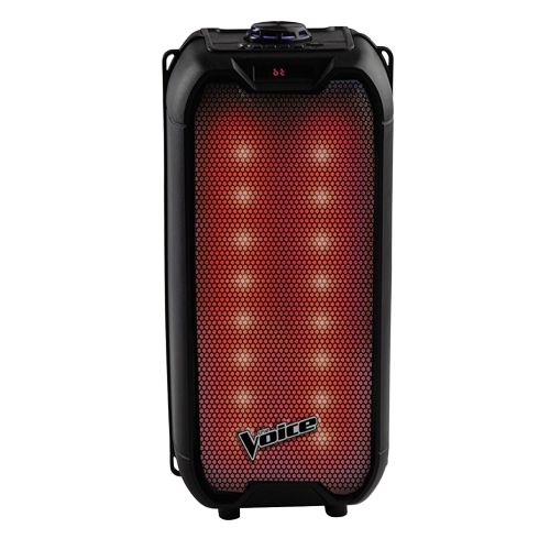 POWER Sound and Light Show Karaoke Tower Speaker with Microphone